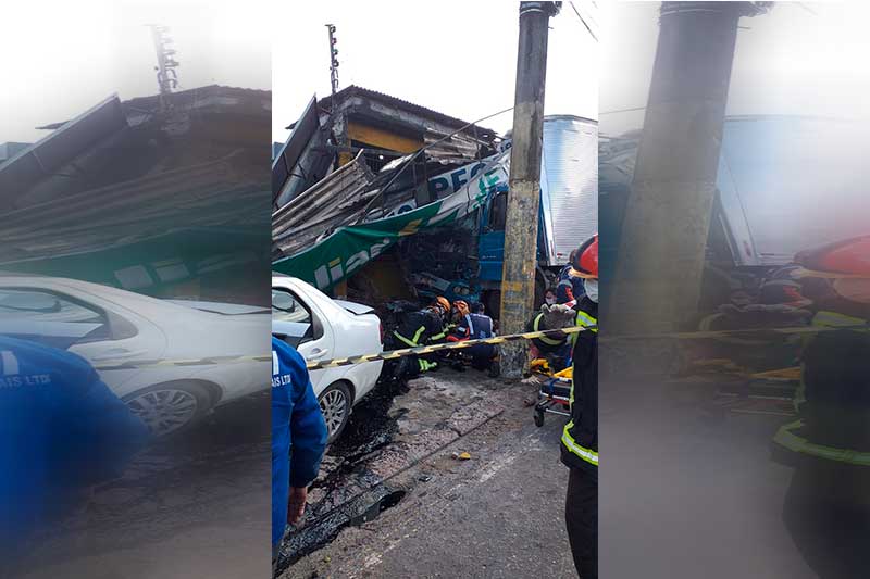 Acidente de trânsito em Manaus: fim de semana crítico (Foto: PMAM-Divulgação)
