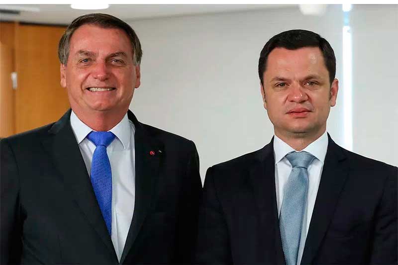 Anderson Torres com o presidente Jair Bolsonaro (Foto: Marcos Corrêa/PR)