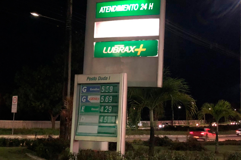 Preço da gasolina em Manaus