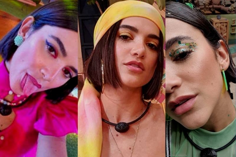Estilo peculiar de Manu Gavassi chamava atenção no BBB 20 por ser colorido e autêntico (Foto: Divulgação/Globo)