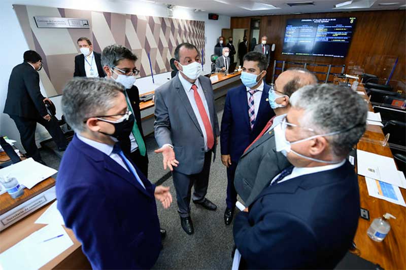 Senadores da CPI da Covid convocaram governadores (Foto: Edilson Rodrigues/Agência Senado)