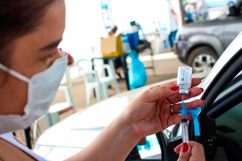 Cadastro para vacinação tinha homens que se passaram por grávidas (Foto: PM Divinópolis/Divulgação)