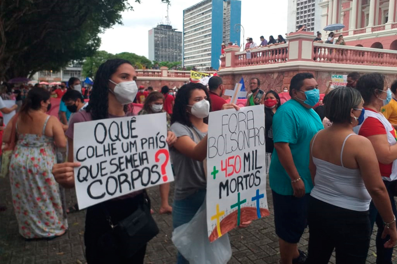 Manifestação contra Bolsonaro 29 05 2021