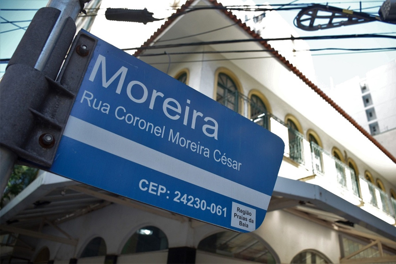 Rua Coronel Moreira César no RJ