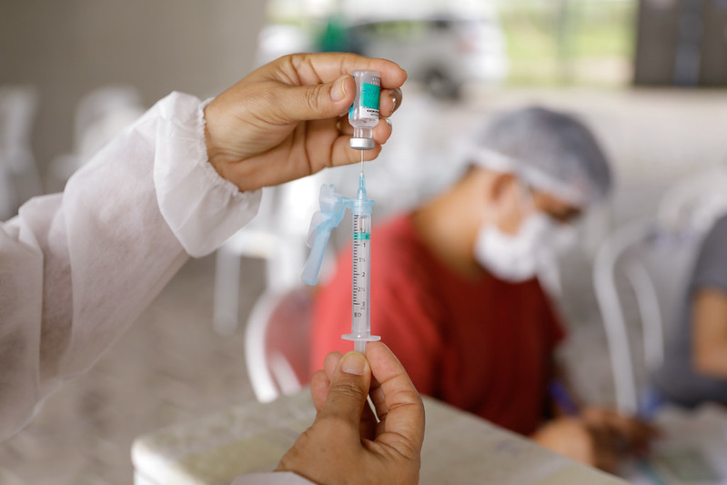 Vacinação contra a Covid em Manaus