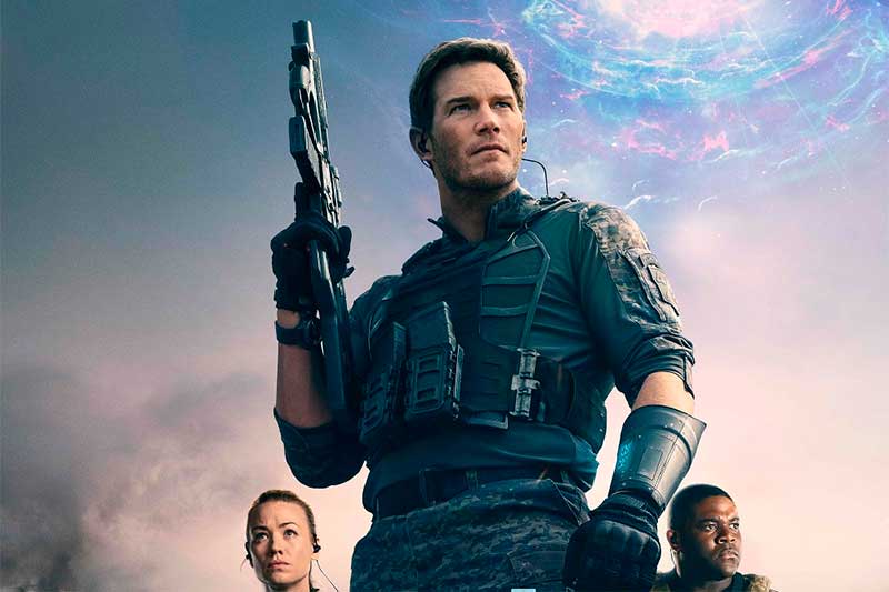 Chris Pratt lidera soldados em guerra contra alienígenas (Foto: Netflix/Divulgação)