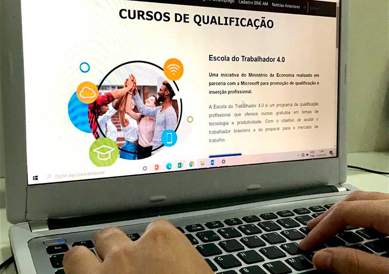 Cursos de qualificação serão totalmente on-line (Foto: Setempi/Divulgação)