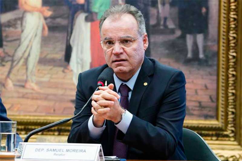 Samuel Moreira diz que novo sistema não é para ser contra ou a favor (Foto: Pablo Valadares/Agência Câmara)