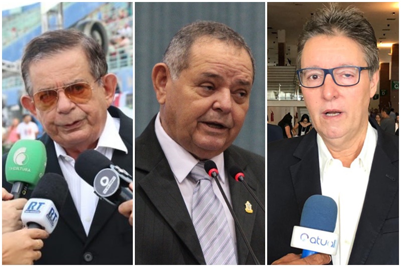 Ex-secretários Lourenço Braga, Gedeão Amorim e Luiz Castro foram acionados na Justiça (Fotos: Bruno Zanardo e Tiago Corrêa/Seduc-AM)