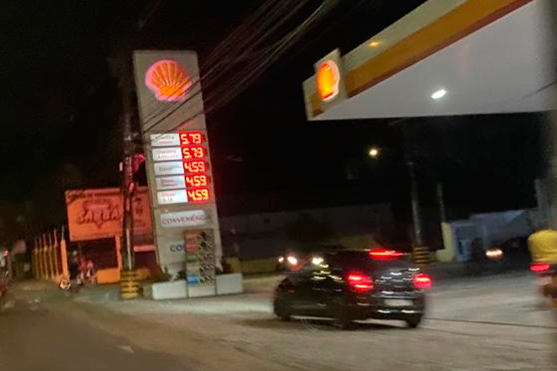 Reajuste da gasolina em Manaus