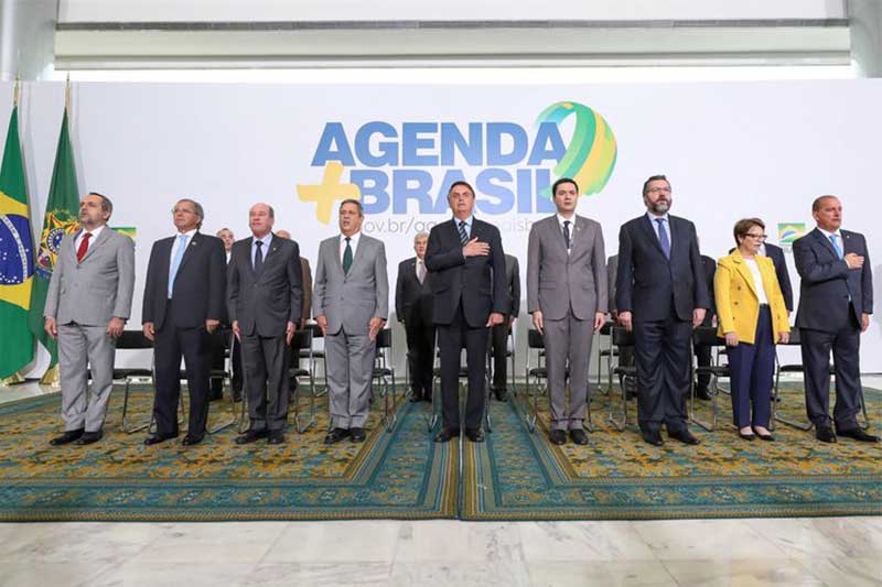 Agenda + Brasil foi lançado pelo presidente Jair Bolsonaro em março (Foto: Marcos Corrêa/PR)