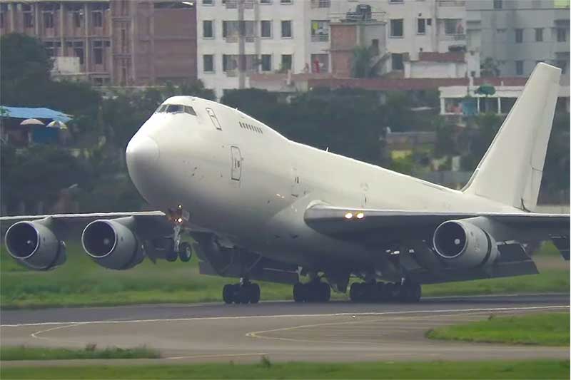 Avião Boeing 747-200 trará carga do Vietnã para Manaus (Foto: Aeroin/YouTube/Reprodução)