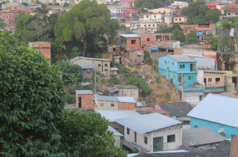 Vista do bairro de São Francisco, em Manaus (Foto: Página do bairro no Facebook)