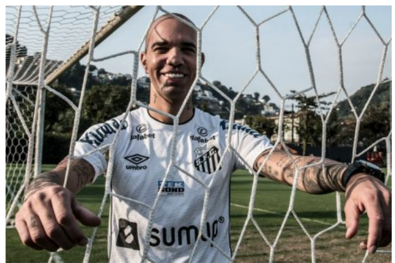 Atacante Diego Tardelli anunciado pelo Santos (Foto Ivan Storti/Assessoria)