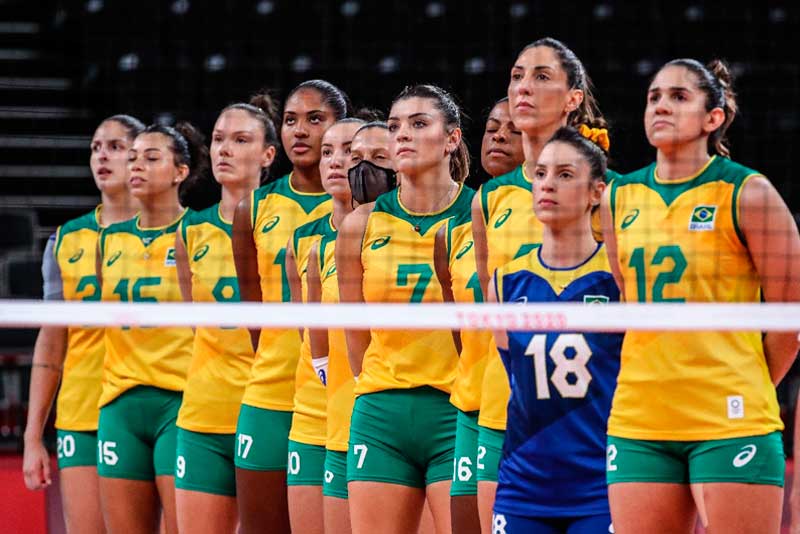 Seleção feminina de vôlei vence o Japão e está na final da Liga