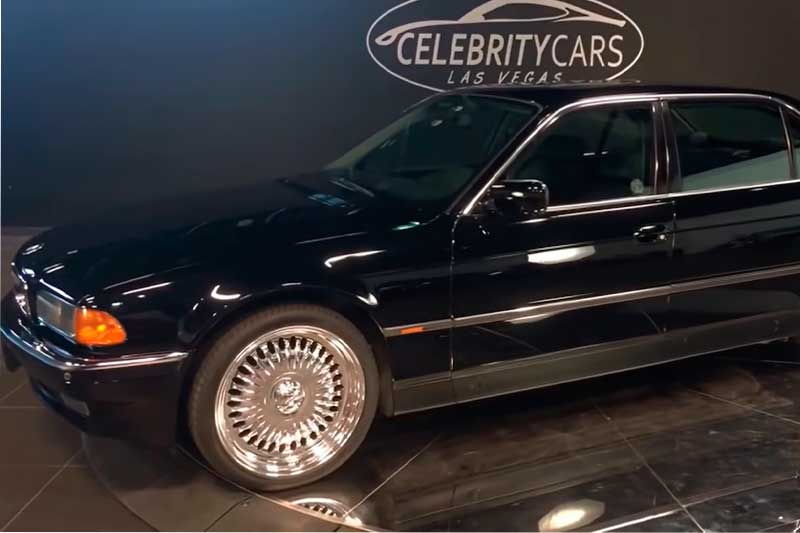 BMW-750IL do rapper Tupac: leilão milionário (Foto: YouTube/Reprodução)