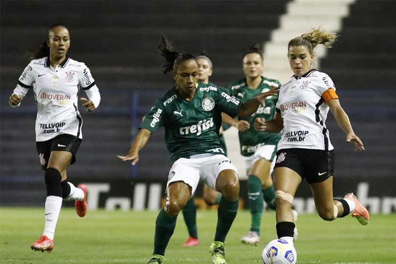 Corinthians e Palmeiras decidem BBrasileirão Feminino (Foto: Twitter/Corinthians/Futebol Feminino)