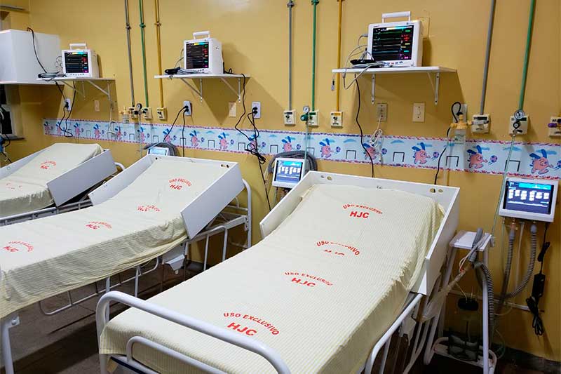 Leitos vazios em hospitais: zero internações (Foto: Geizyara Brandão/SES-AM)