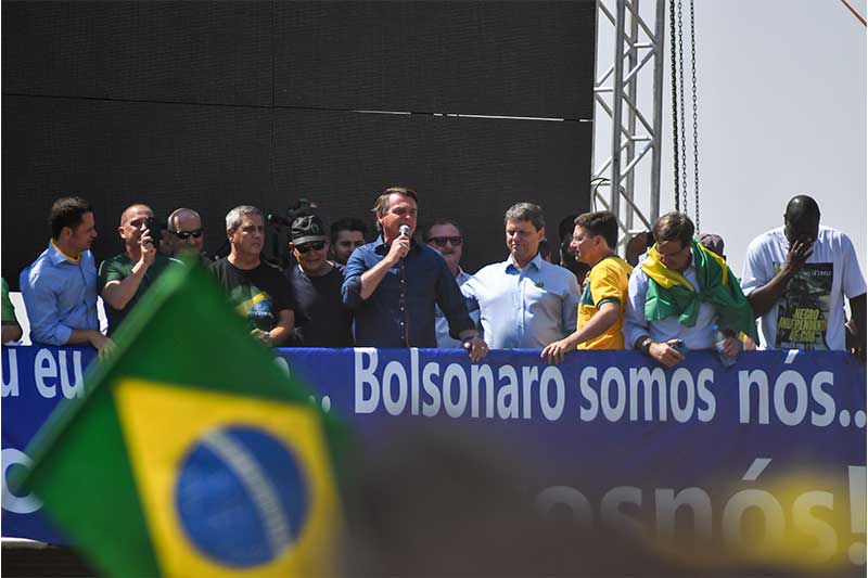 Presidente Jair Bolsonaro amea'va STF em discurso para apoiadores (Foto: Antonio Molina /Fotoarena/Folhapress)