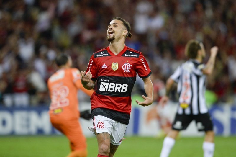 Michael marcou o gol da vitória do Flamengo contra o Atlético (Foto: Divulgação/Flamengo)