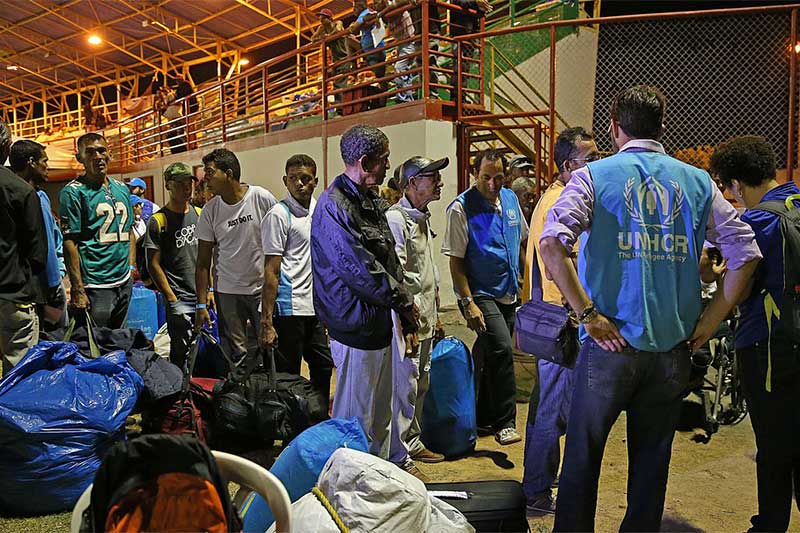 Imigrantes em Brasília: menor fluxo migratório durante a pandemia (Foto: Antônio Cruz/ABr)