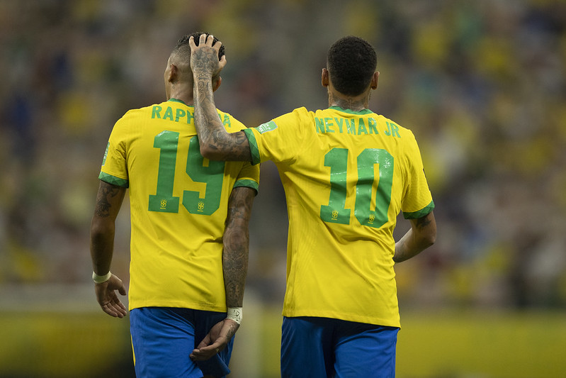 Raphinha e Neymar