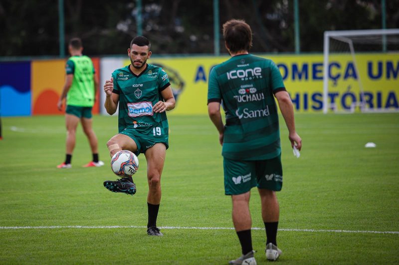 Treino do Manaus para enfrentar a Tombense (Foto: Ismael Monteiro/Manaus FC)