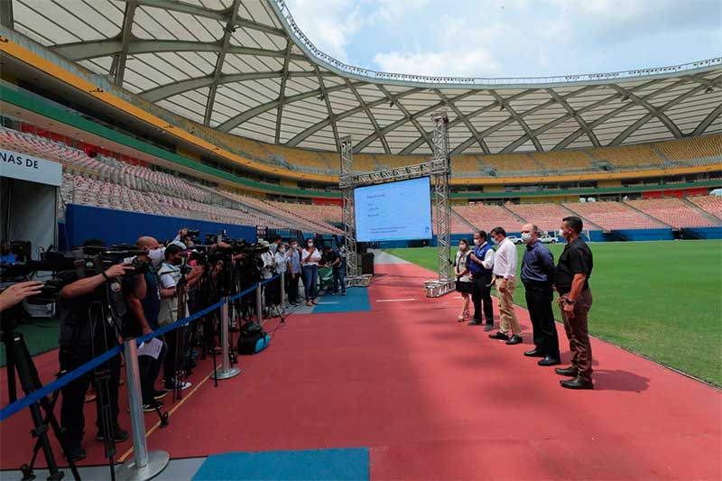 Brasil x Uruguai: Arena da Amazônia premia vacinados e terá 35% de ocupação  - 11/10/2021 - UOL Esporte