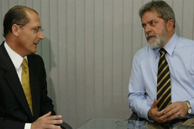 Alckmin e Lula: negociação política por unir os líderes partidários (Foto: Ricardo Stuckert/PT)