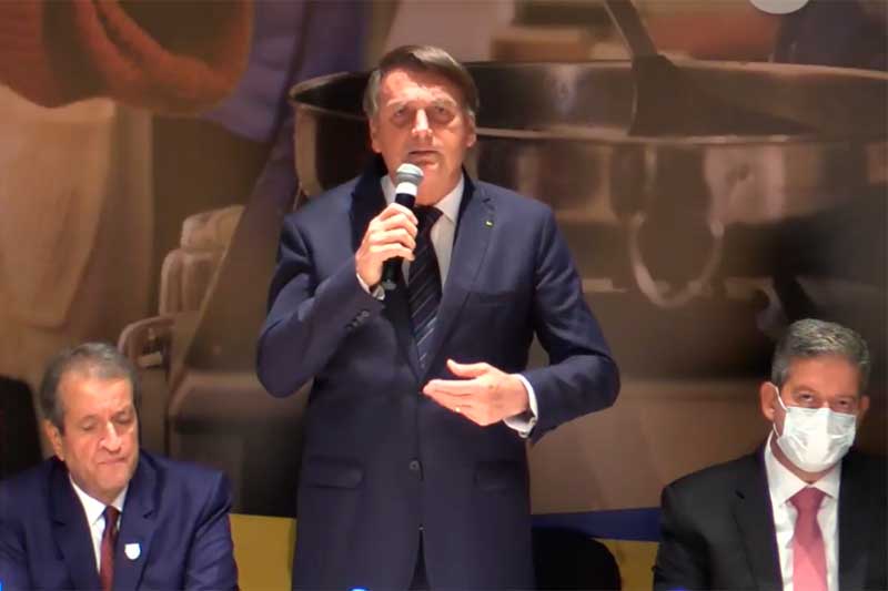 Jair Bolsonaro discursa na fialiação ao PSL (Foto: PL TV/Reprodução/YouTube)