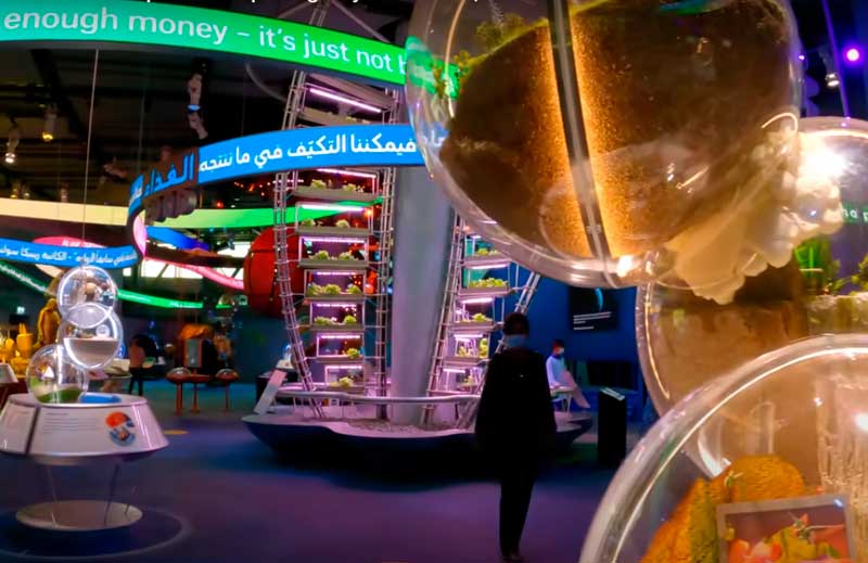 Expo 2020 em Dubai: realidade econômica e política conflituosas entre expositores (Foto: Expo 2020/YouTube/Reprodução)