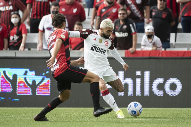 Flamengo cede empate ao Atlhetico (PR) na Arena da Baixada (Foto: Alexandre Vital/CRF)