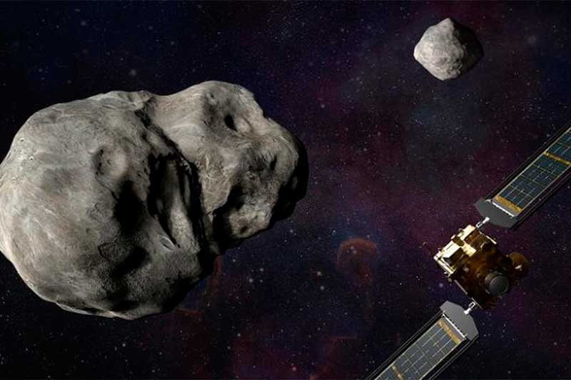 Sonda se chocará com asteroide para desviar seu curso (Foto: Nasa/Divulgação)