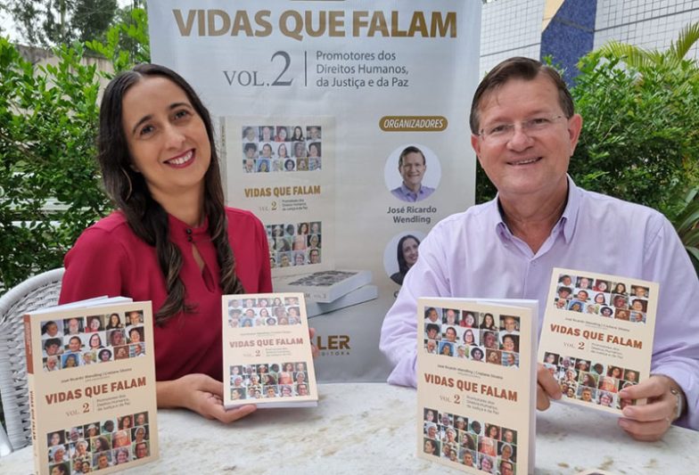 Cristiane Silveira e José Ricardo lançam livro 'Vidas que Falam 2' (Foto: Divulgação)