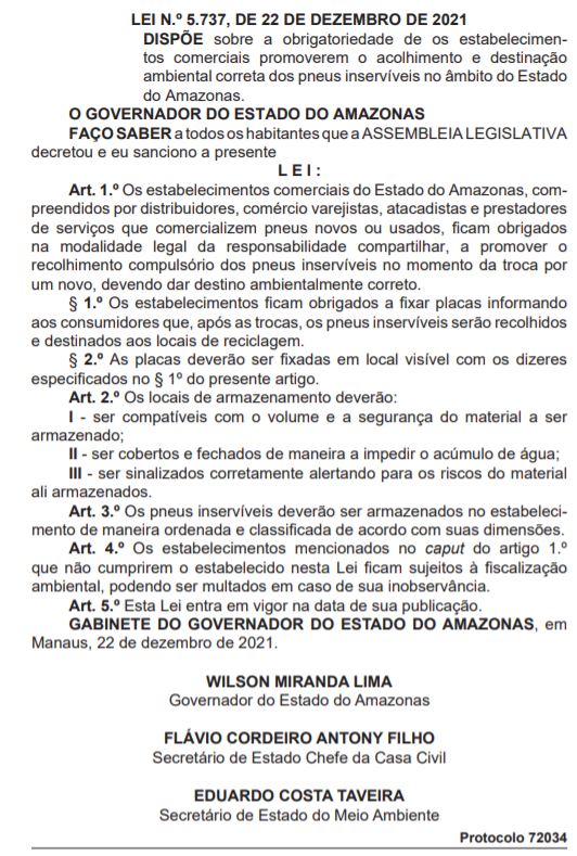 pneus meio ambiente