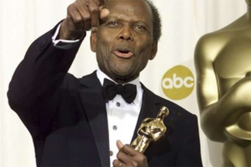 Ator Sidney Poitier foi o primeiro negro a ganhar um Oscar (Foto: Instagram/Repropdução)