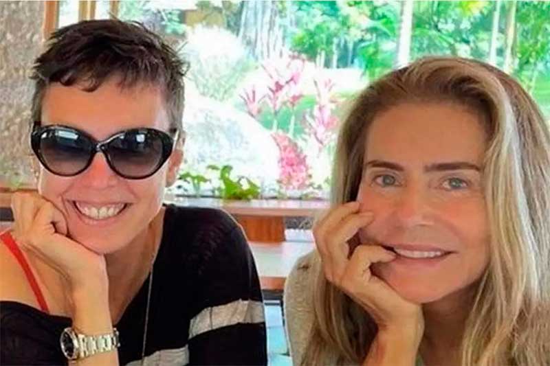 Cantora Adriana Calcanhoto e atriz Maitê Proença aparecem juntas (Foto: @eumaiteproenca/Instagram)