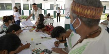 Escolas indígenas adotam línguas nativas na educação (Foto: João Viana/Semcom)