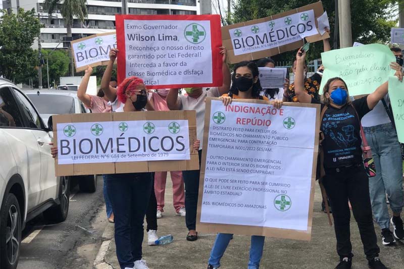 protesto de biomedicos