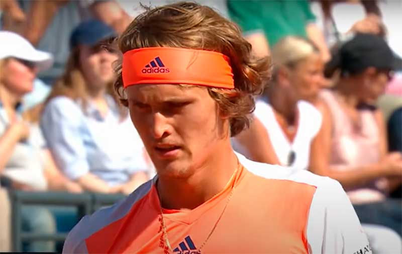 Alex Zverev teve ataque de fúria (Foto: ATP Tour/YouTube/Reprodução)
