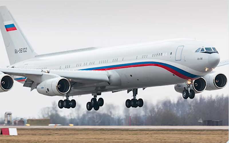 Avião de fabricação russa:ameaça de retaliação de Moscou a veto de voos (Foto: Divulgação)