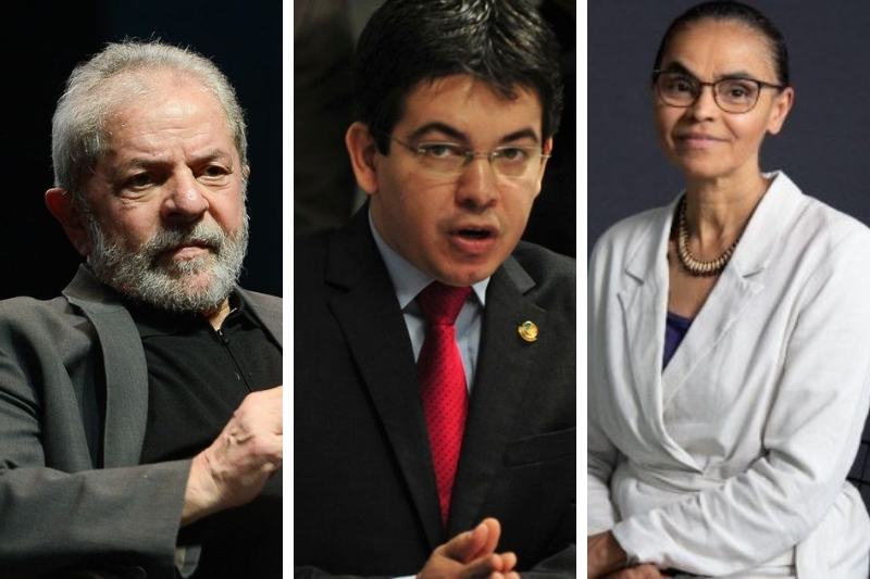 O petista e Marina se afastaram depois que ela pediu demissão do Ministério do Meio Ambiente em 2008 (Foto: Fernando Frazão/Antônio Cruz/Wilson Dias/Agência Brasil)