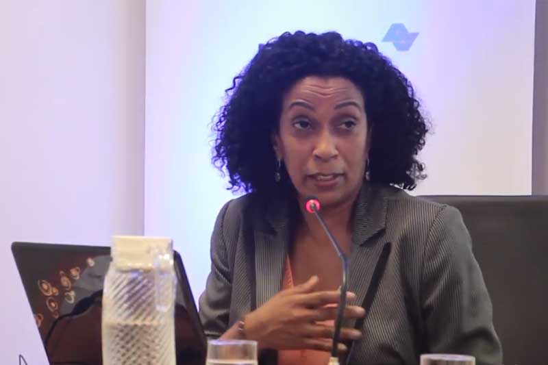 Antonia Quintão: empresas falam em diversidade, mas não têm líderes negros (Foto: Unesp/YouTubbe/Reprodução)