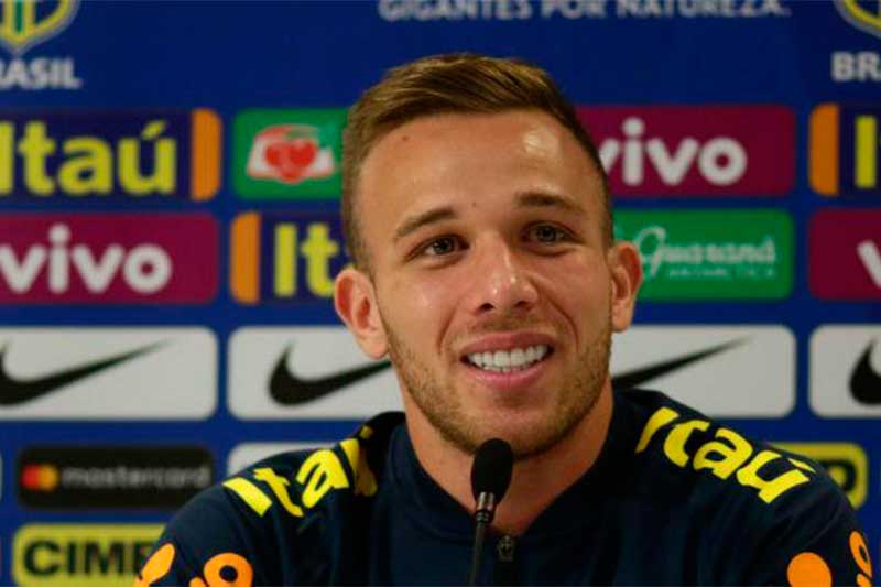 Arthur retorna à seleção (Foto: Lucas Figueiredo/CBF)