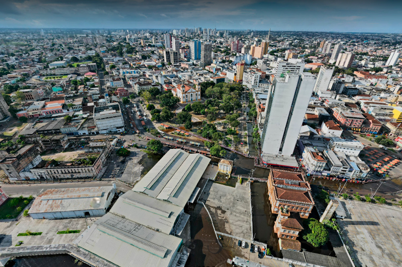Vista aérea de Manaus