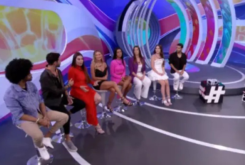 Dinâmica reuniu eliminados do BBB 22 (Foto: Globoplay/Reprodução)