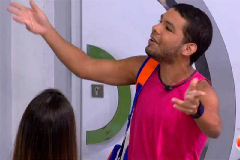 Vyni é eliminado do BBB 22 e deixa quarto Lollipop quase sem ninguém (Foto: TV Globo/Reprodução)