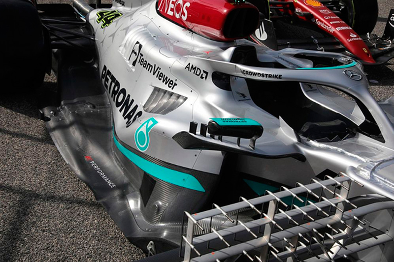 Formula 1 motor Mercedes