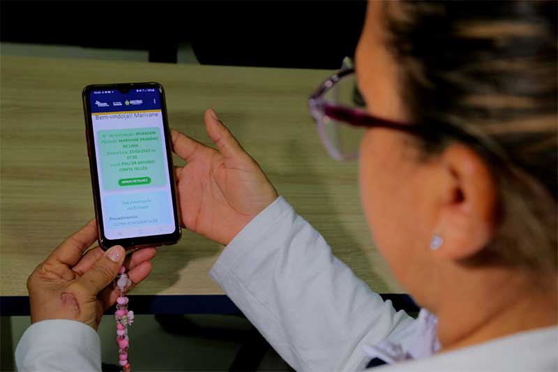 Aplicativo Saúde Amazonas está disponível para sistema Androide (Foto: Rodrigo Santos/SES-AM)