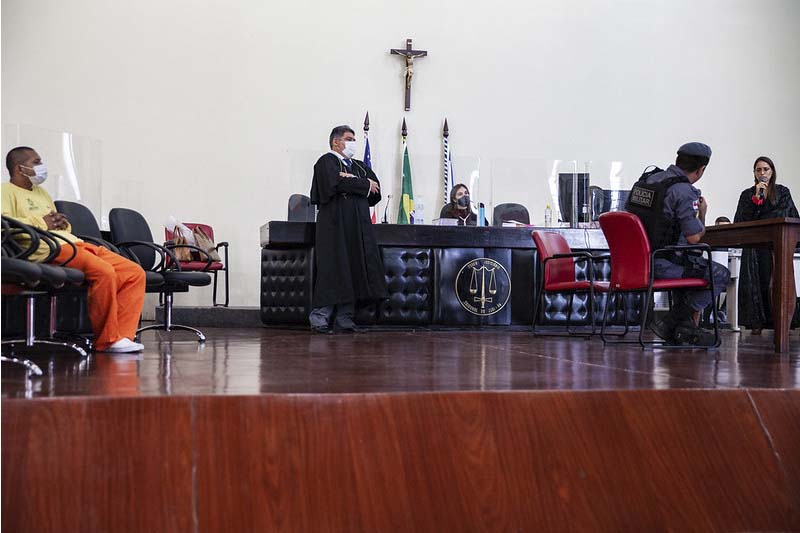 Réu foi condenado em julgamento em Manaus (Foto: Raphael Alves/TJAM)